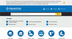 Desktop Screenshot of havering.gov.uk